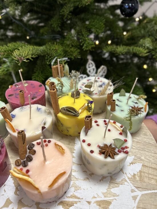 Sveču liešanas darbnīca 29. novembrī